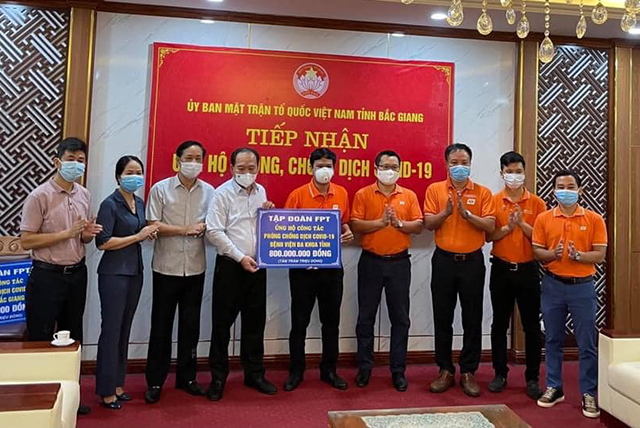 FPT ủng hộ 1 tỷ đồng hỗ trợ Bắc Giang chống dịch